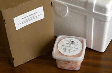 Lobster roll kit from Hancock Gourmet Lobster