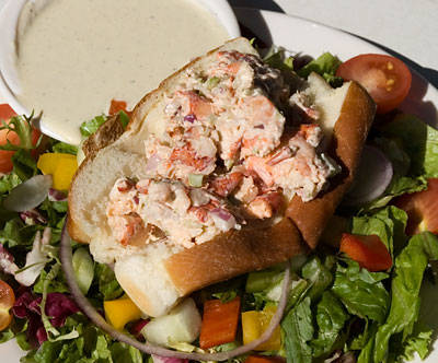 Lobster roll at The Driver's Seat in Southampton