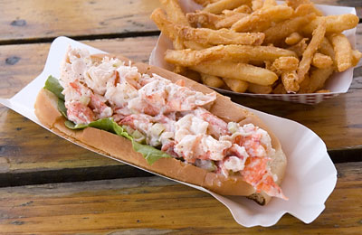 The lobster roll at Captain Scott's