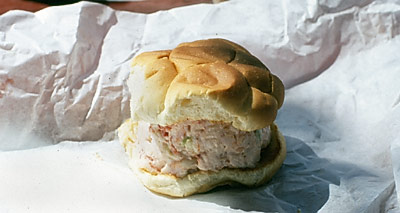 Lobster roll at Cove Fish Market pre-2004