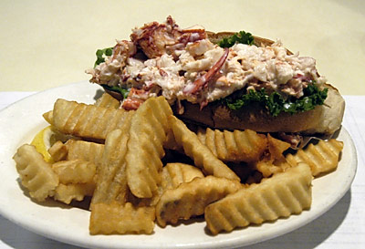 Lobster roll at Lenny and Joe’s Fish Tale in Westbrook
