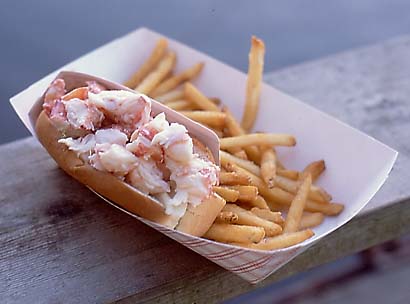 Lobster roll at Beal’s