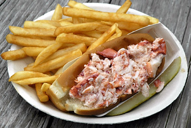 The lobster roll at Bob’s Clam Hut