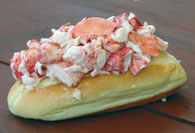 The lobster roll at Bob's Seafood