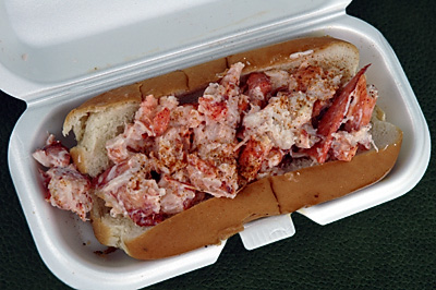 The lobster roll at Cape Porpoise Lobster Company