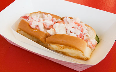 The lobster roll at The Lobster Dock