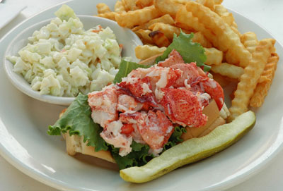 The lobster roll at Miss Brunswick Diner