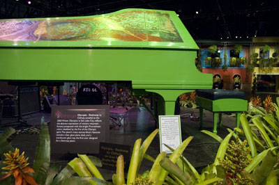 Philadelphia Flower Show 2008 - Chihuly piano