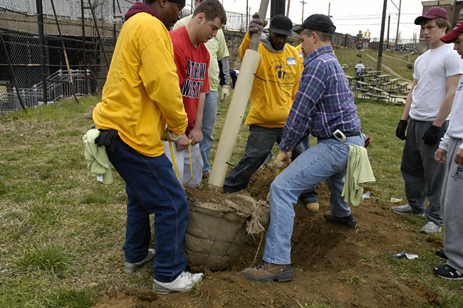 UC Green Tree Planting - March 25, 2006