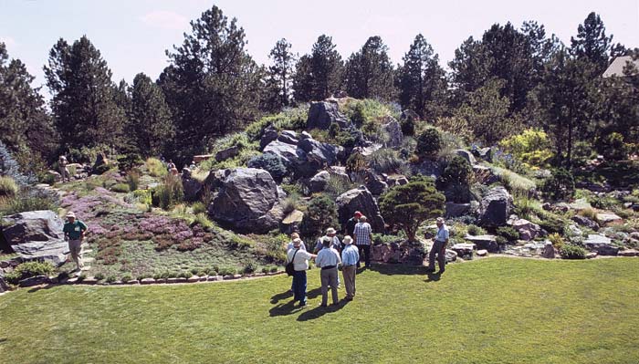 Conifer Society, Denver 2003; Private Garden, Castle Pines, CO [309-03.jpg]